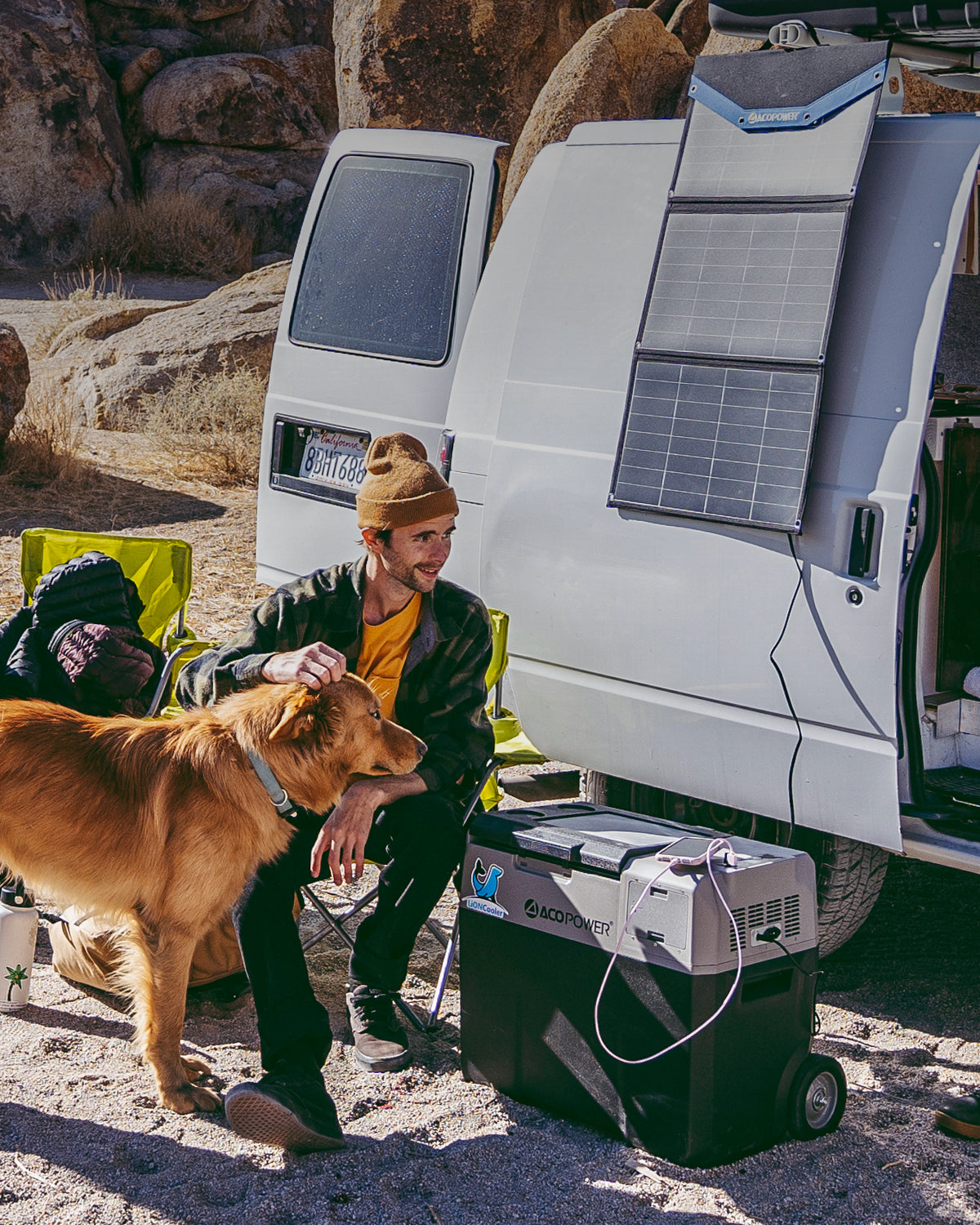 Solar deals cooler camping