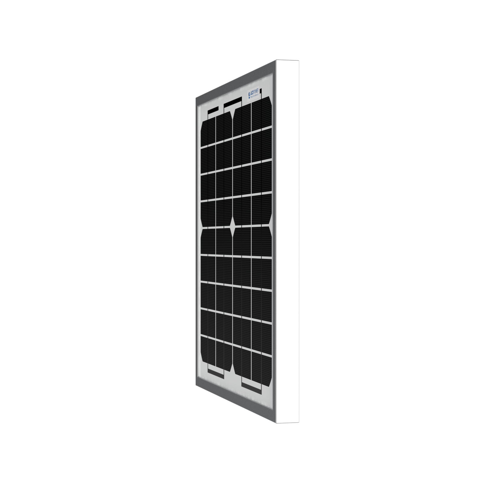 12v 10w Solar Panel Monocrystalline 355x252. 5yr Component Warranty